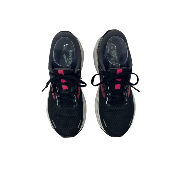Brooks Ghost 14 Running Sneaker Black, Gray & Pink Womens‎ Size 8.5 Shoes - Picture 9 of 12